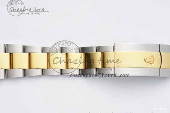 41 KING Steel Bezel on Dial 1:1 Polished Bracelet YG Oyster Best White DateJust Edition 904L SS VR3235 0311